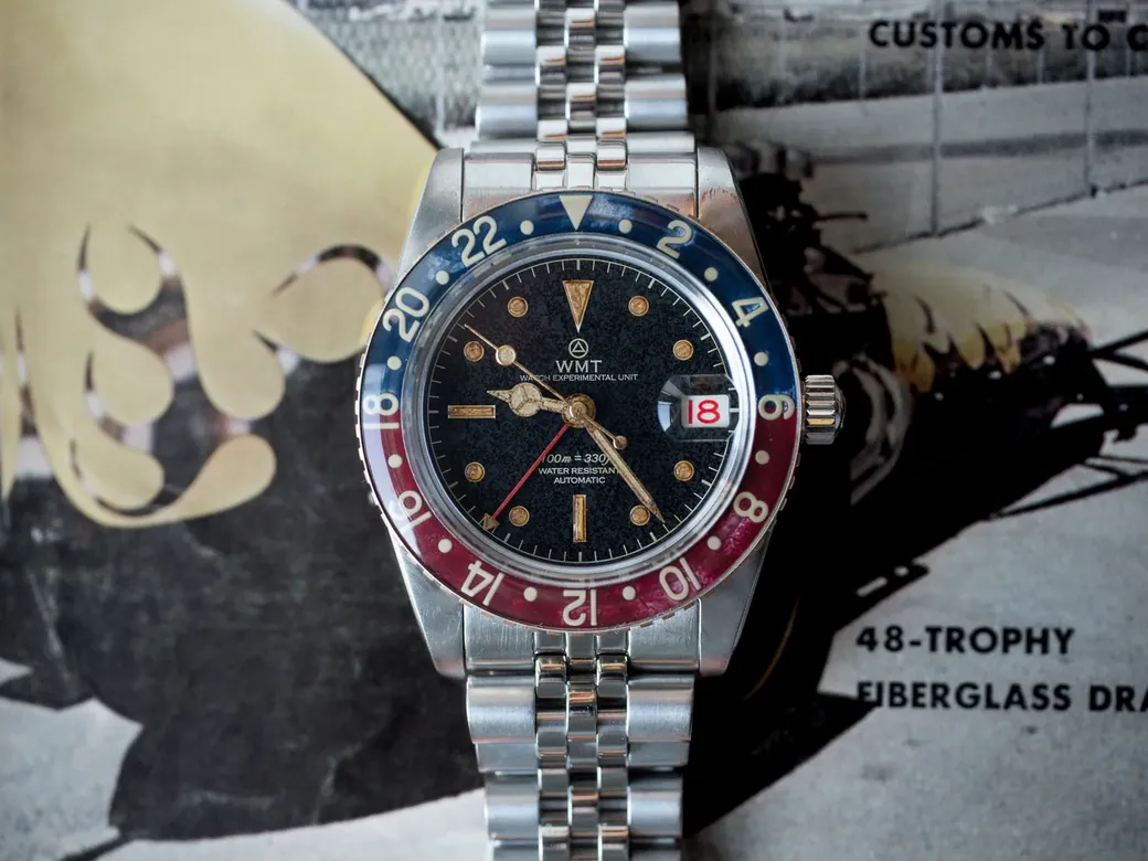 Panton MKII – Black Dial / Heavy Aged