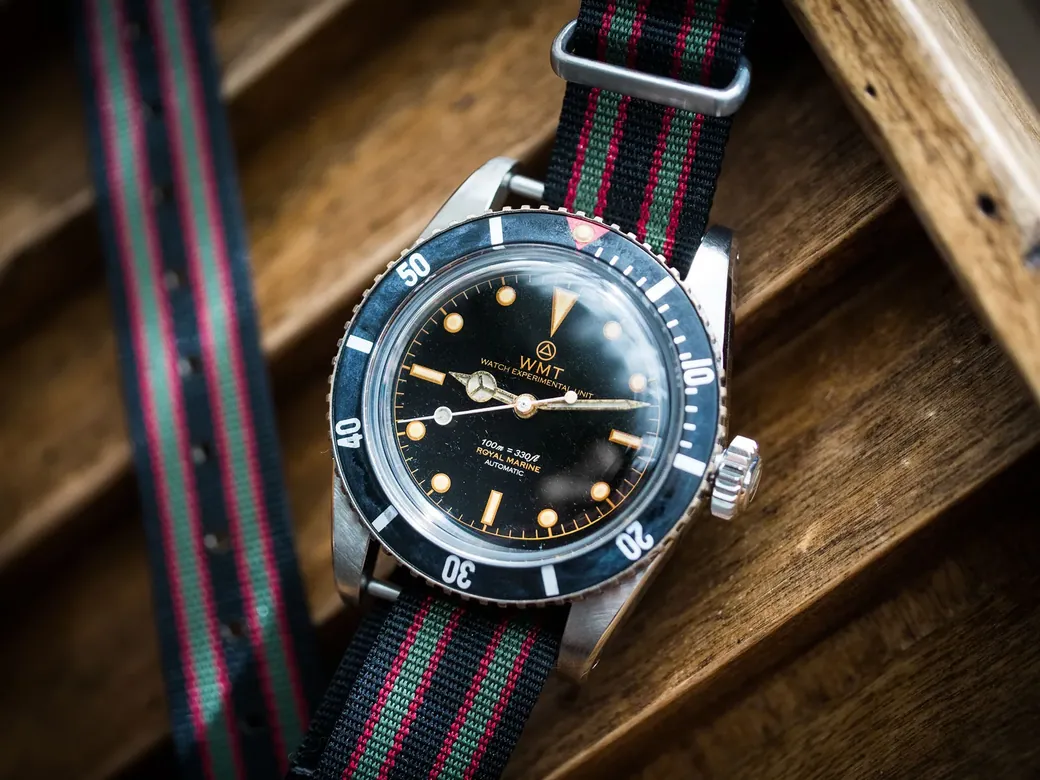 Sea Diver  –  ” MI6-010B ” Intelligence Agency Special Edition / All Aged With Brass Bezel