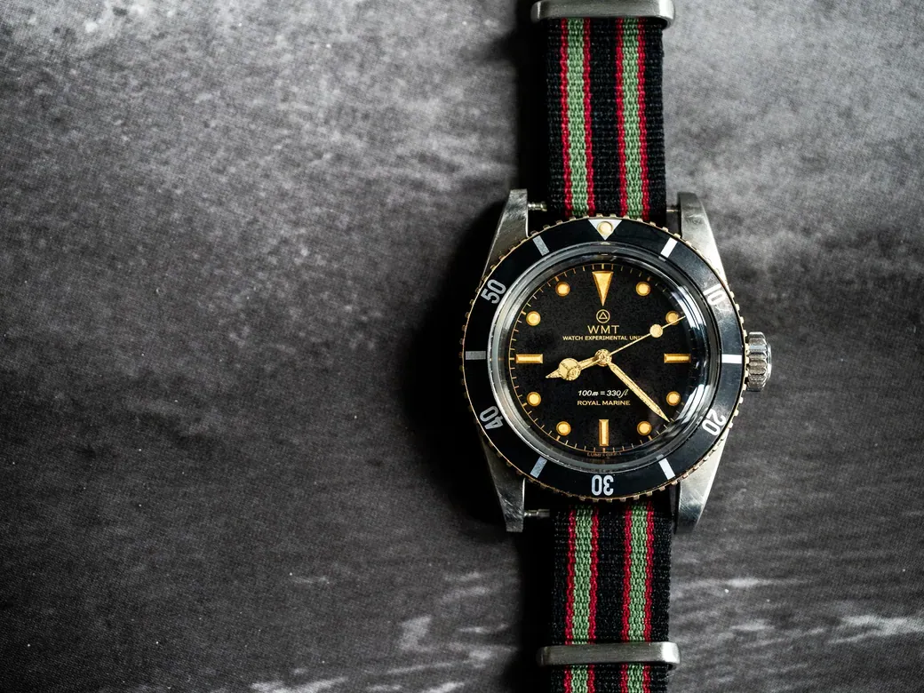 Sea Diver  –  ” MI6-010 ” Intelligence Agency Special Edition / All Aged With Brass Bezel