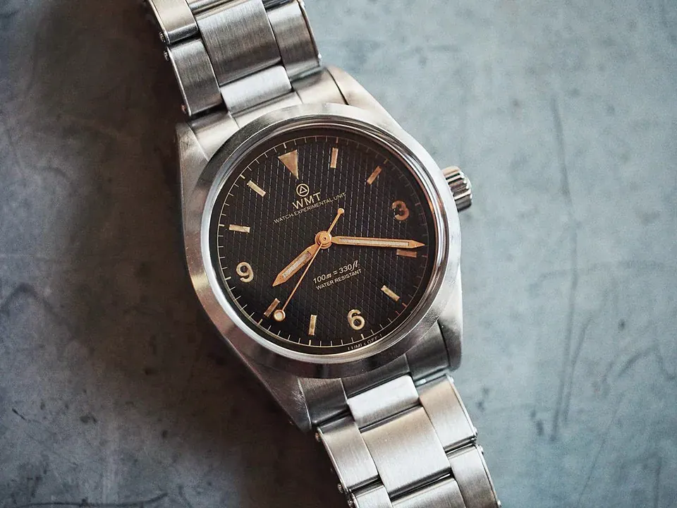 Barracuda – Honeycomb / Aged Edition / Metal Bracelet + Anziano Leather Strap Set