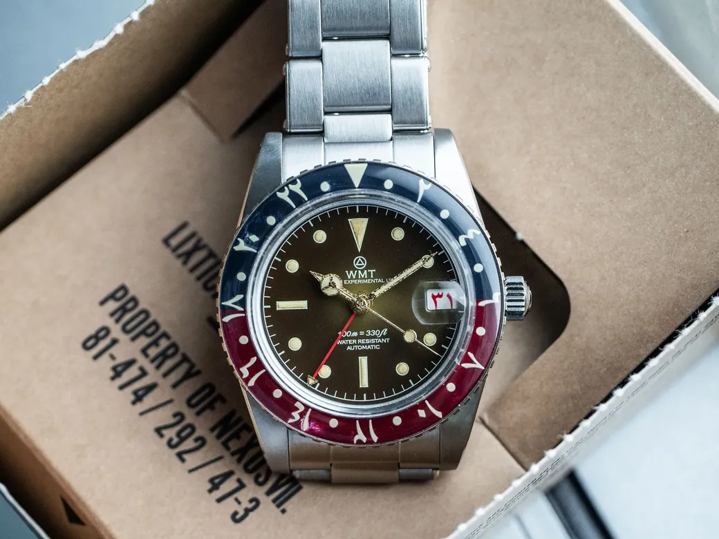 Panton MKII – Brown Dial / Brass Bezel Aged Edition