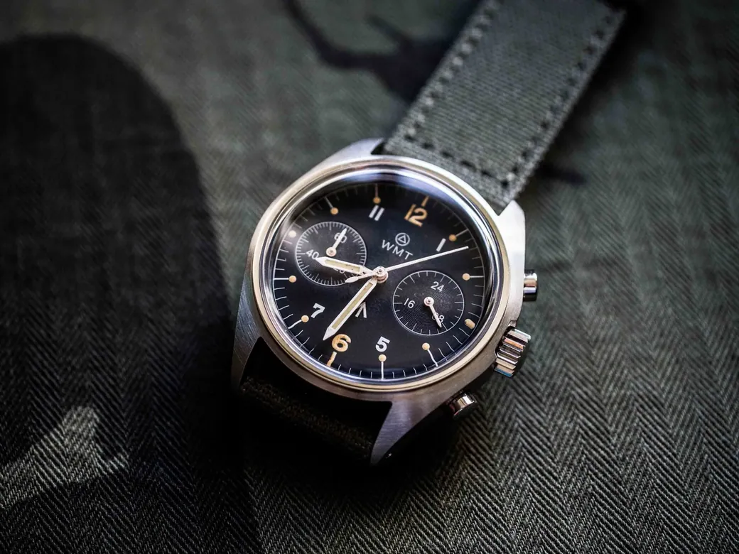 Royal Air Force – Aged Edition /  ( Military Green Canvas Strap + Military Green Nato Strap )