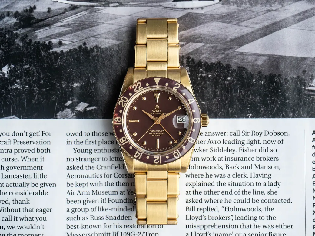 Panton MKII –  Brown Dial / Gold Plating Edition