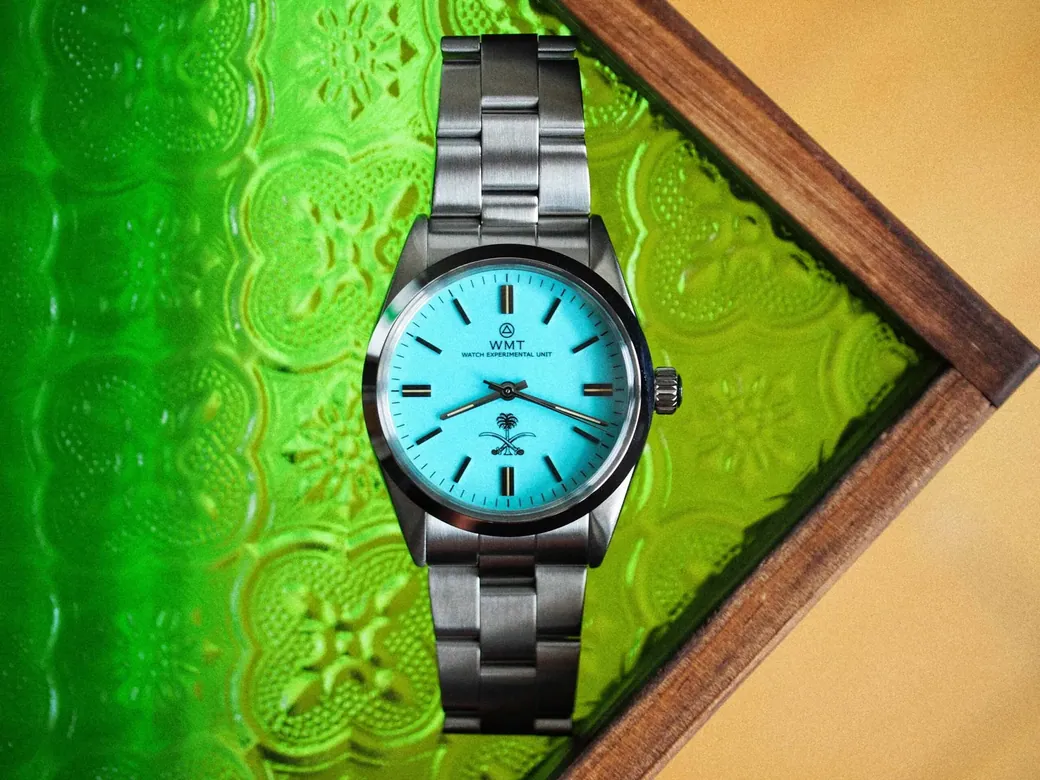 Barracuda – Saudi Arabia Special Edition / Sky Blue Dial / Metal Bracelet + Leather Strap Set