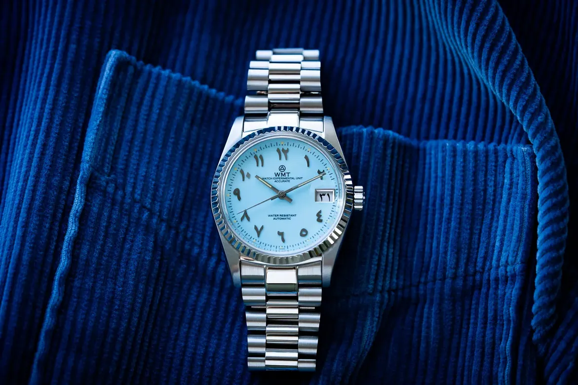 Cabochon – Arabic Numerals Edition / Glossy Sky Blue Dial / Limited 50pcs
