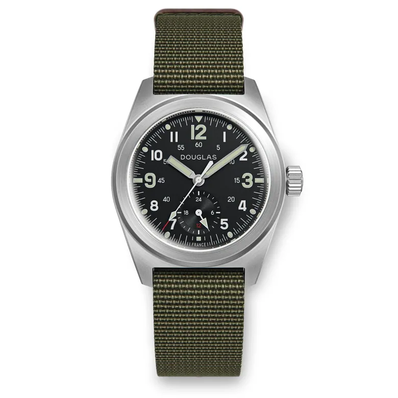 Outrider Professional Mecaquartz 38 Field Watch – Black