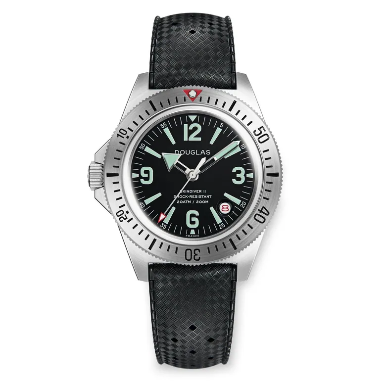 Skindiver II Professional Diving Watch - Green Lum & Black Dial