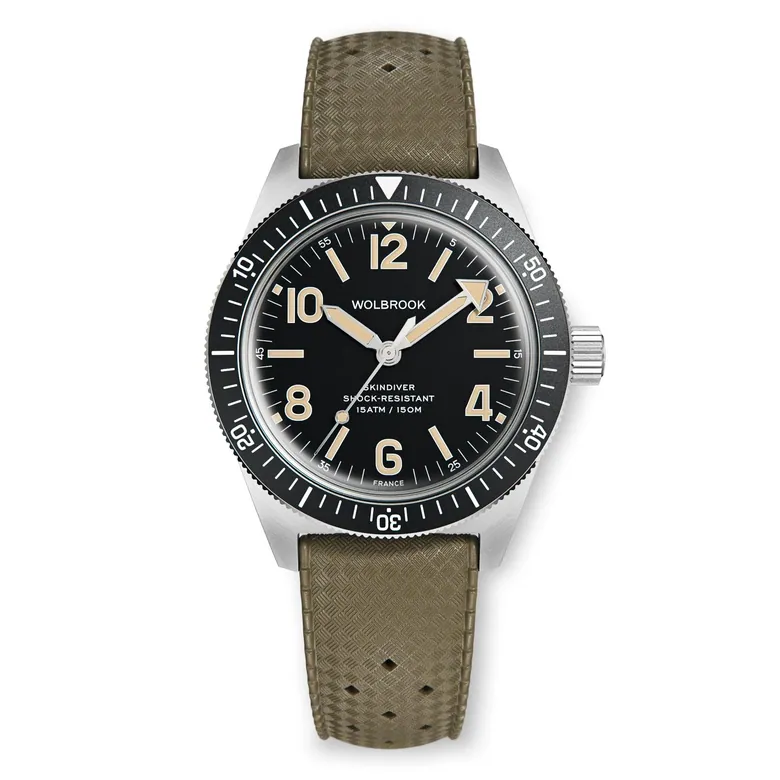 Skindiver Automatic Watch - Vintage Lum & Black Dial
