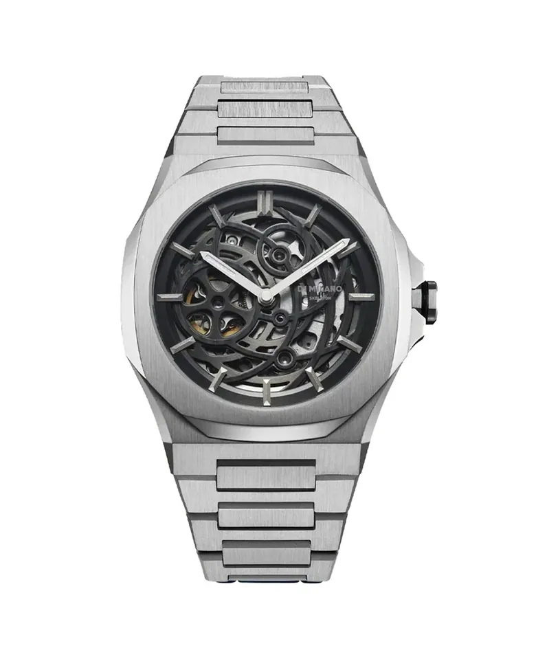 D1 Milano Silver Skeleton