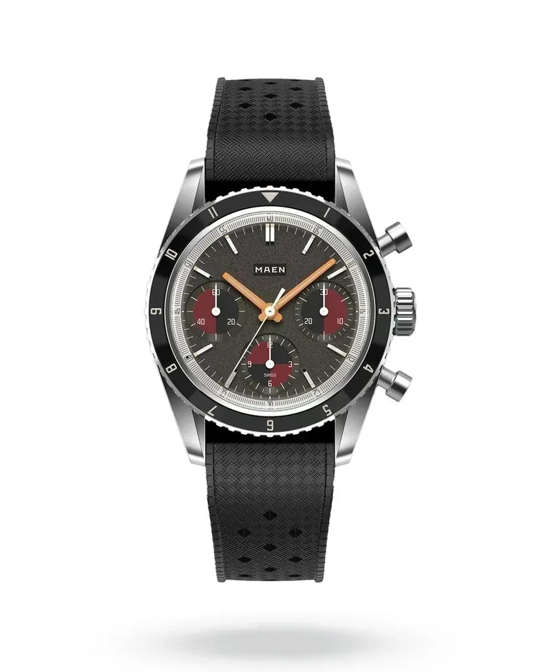 Maen Skymaster 38 M6.1.4 Chrono Red&Black