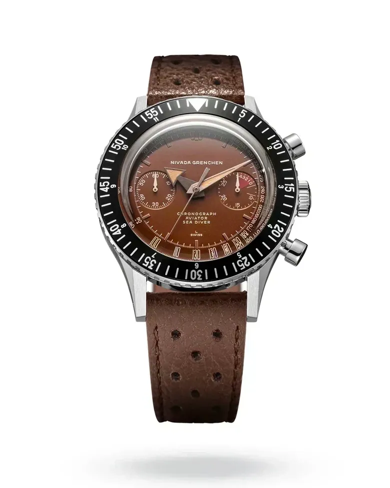 Nivada Grenchen Chronomaster Tropical