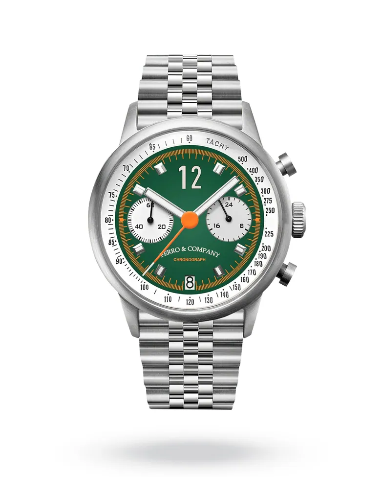 Ferro &amp; Company Race Master Chronograph Green BR