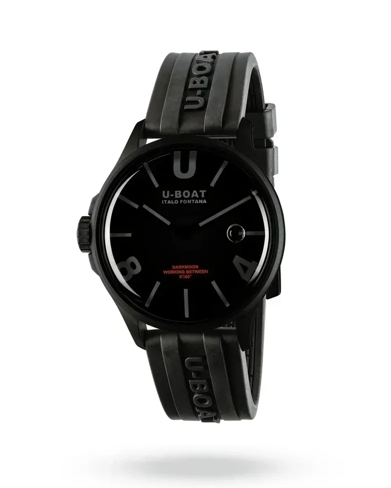 U-Boat Darkmoon 40 MM Bk Black Curved PVD