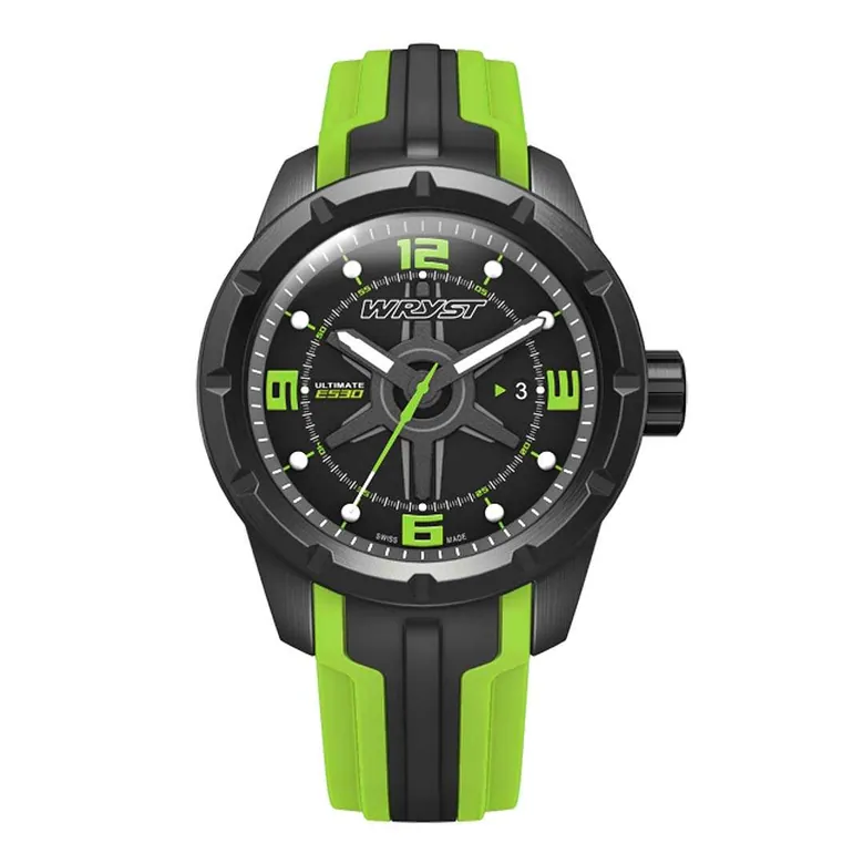 Waterproof Watch Wryst ES30 – 200M, Sapphire Crystal, Black DLC