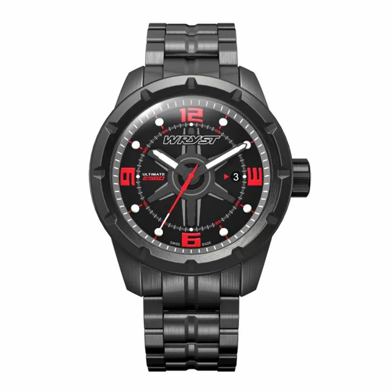 Sapphire Crystal Watch Wryst Ultimate ES60-M Black DLC Coating