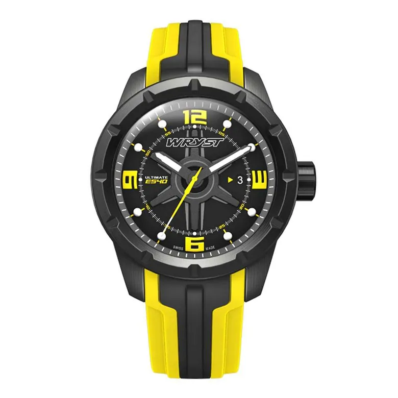 Wryst Unique Watch ES40 in Color Black and Yellow