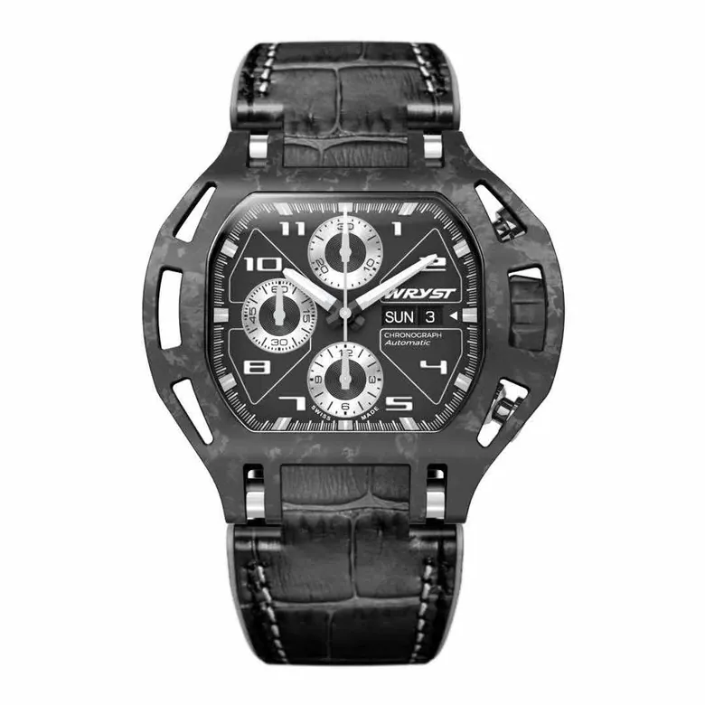 Carbon Fiber Automatic Watch | Swiss Chronograph ETA 7750 | Wryst Paragon