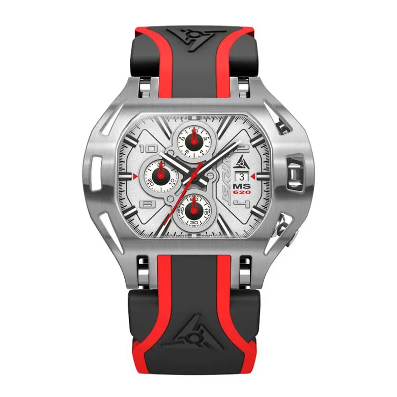 White Dial Sports Watch for Racing | Wryst MS620