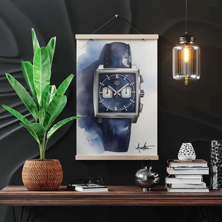 Tag Heuer Monaco Wall Art