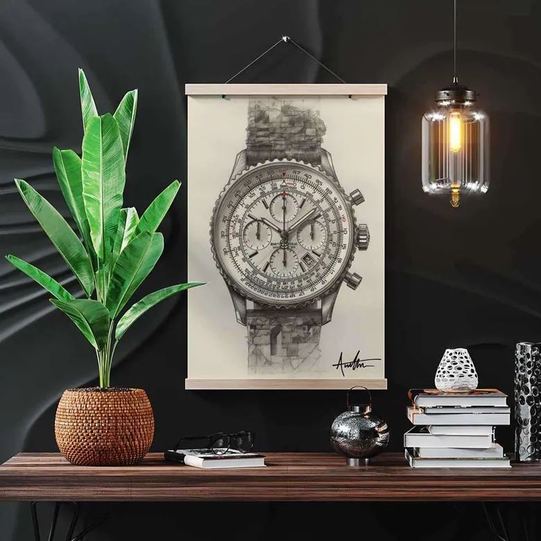 Breitling Navitimer Watch Art Print