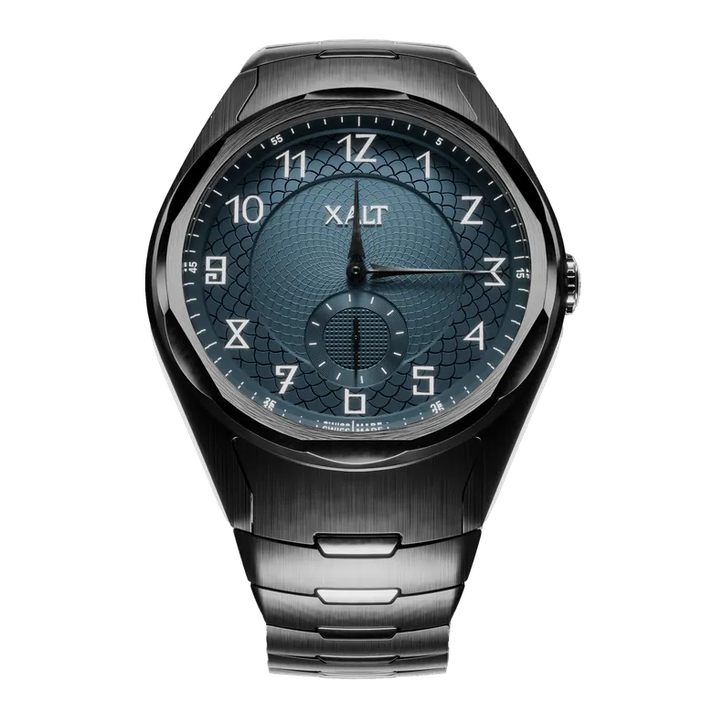 Azure Blue Snailing Guilloché