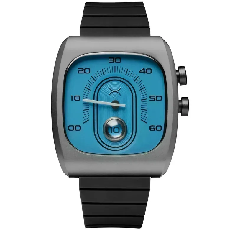 Retroscope Jump Hour Slate Blue | Xeric.com