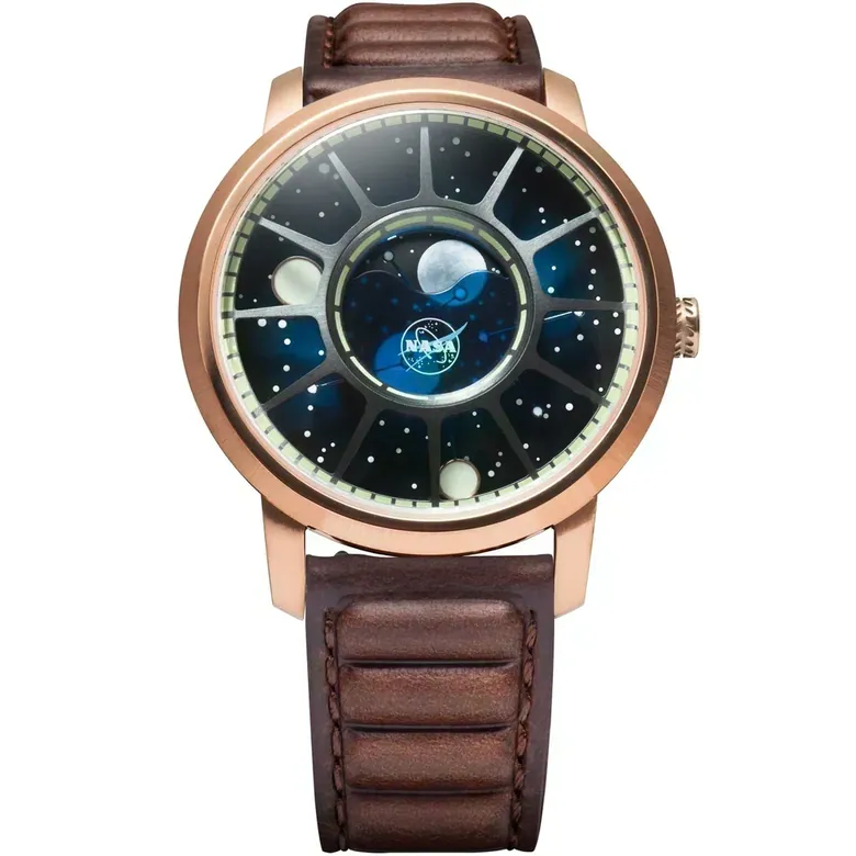 NASA Apollo 15 Moonphase Helix Nebula