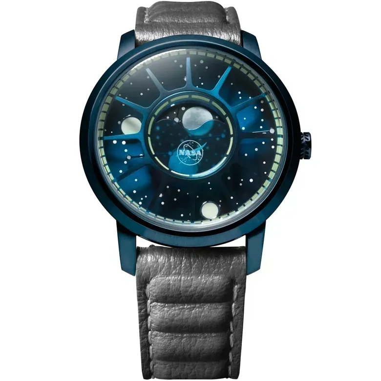 NASA Apollo 15 Moonphase Blue Supernova