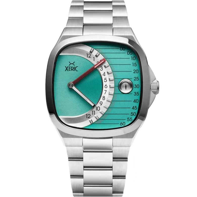 Timeline Retrograde Automatic Mint | Xeric.com
