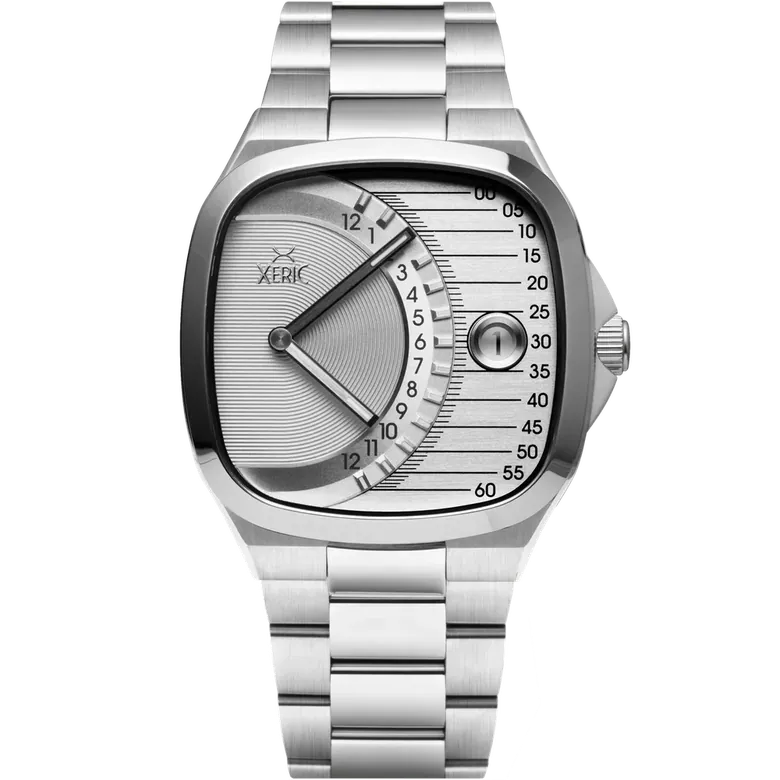 Timeline Retrograde Automatic All Silver | Xeric.com