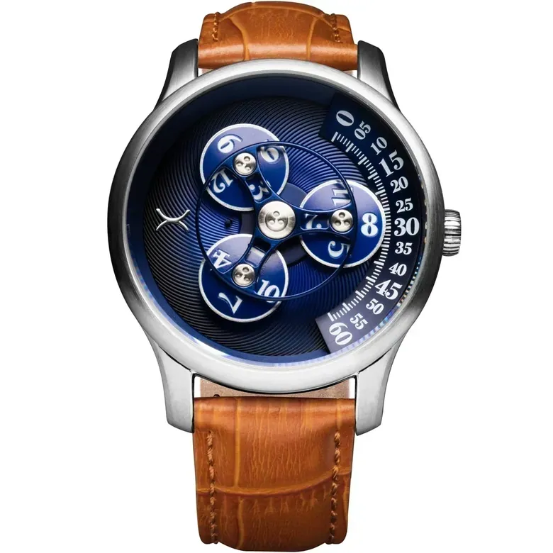 Triptych II Automatic Wandering Hour Copper | Xeric.com
