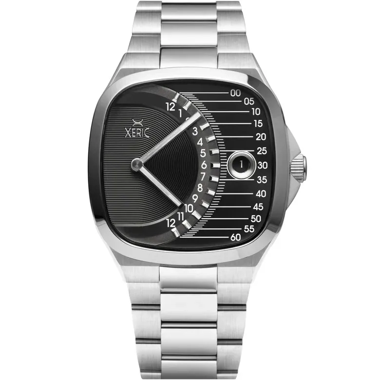 Timeline Retrograde Automatic Black | Xeric.com