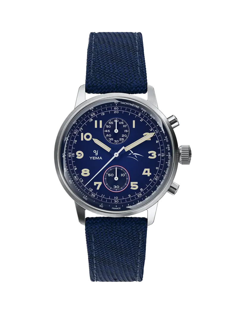 Flygraf Bi-Compax French Air Force | YEMA Watches USA Official Store