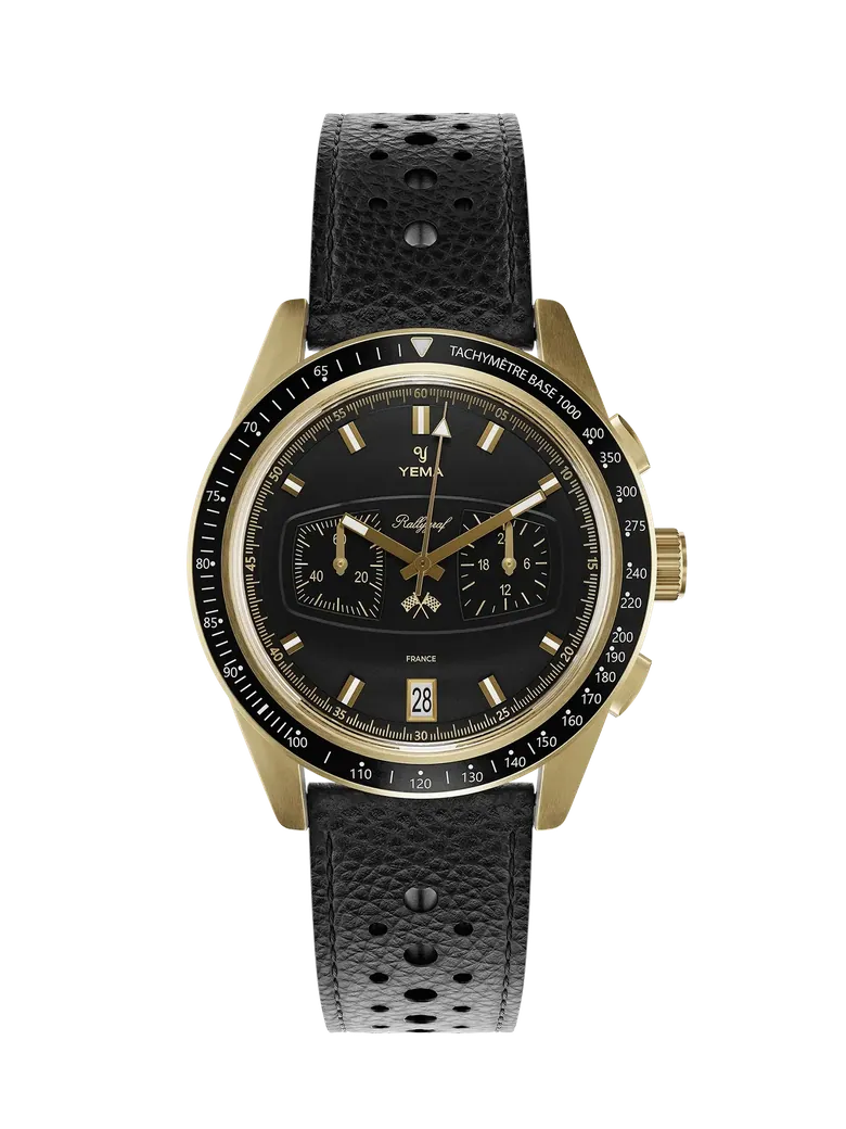 YEMA Rallygraf Meca-Quartz II Classic Racing School | YEMA Watches USA Official Store