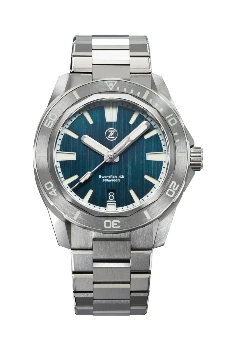 Swordfish 42mm Ti 'Teal'