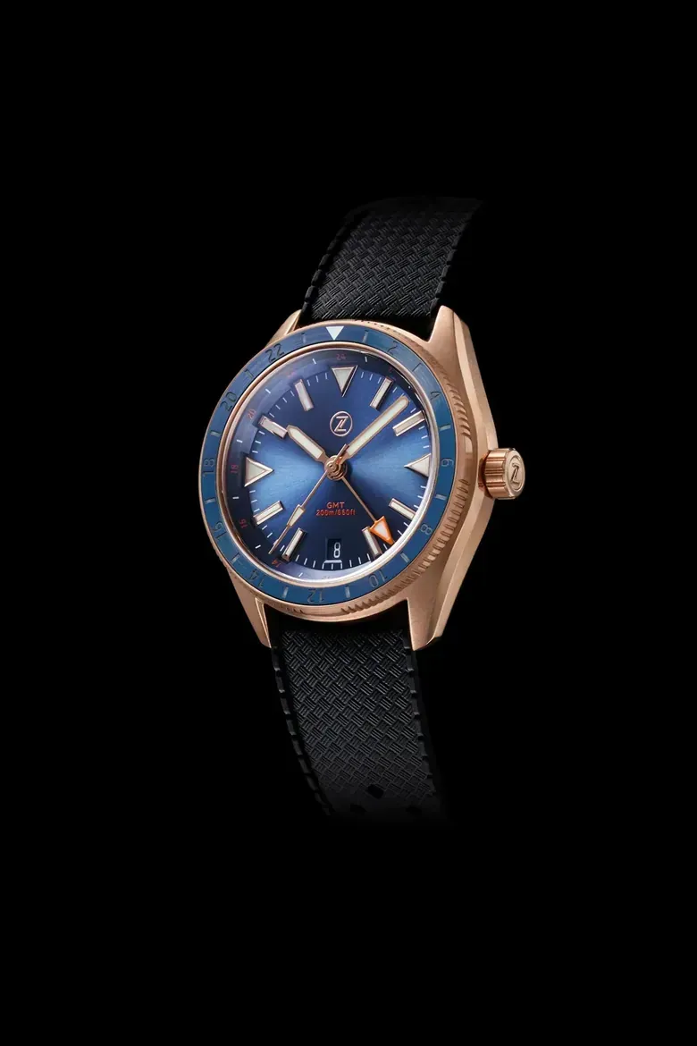 Horizons GMT 200m Bronze 'Cobalt Blue'