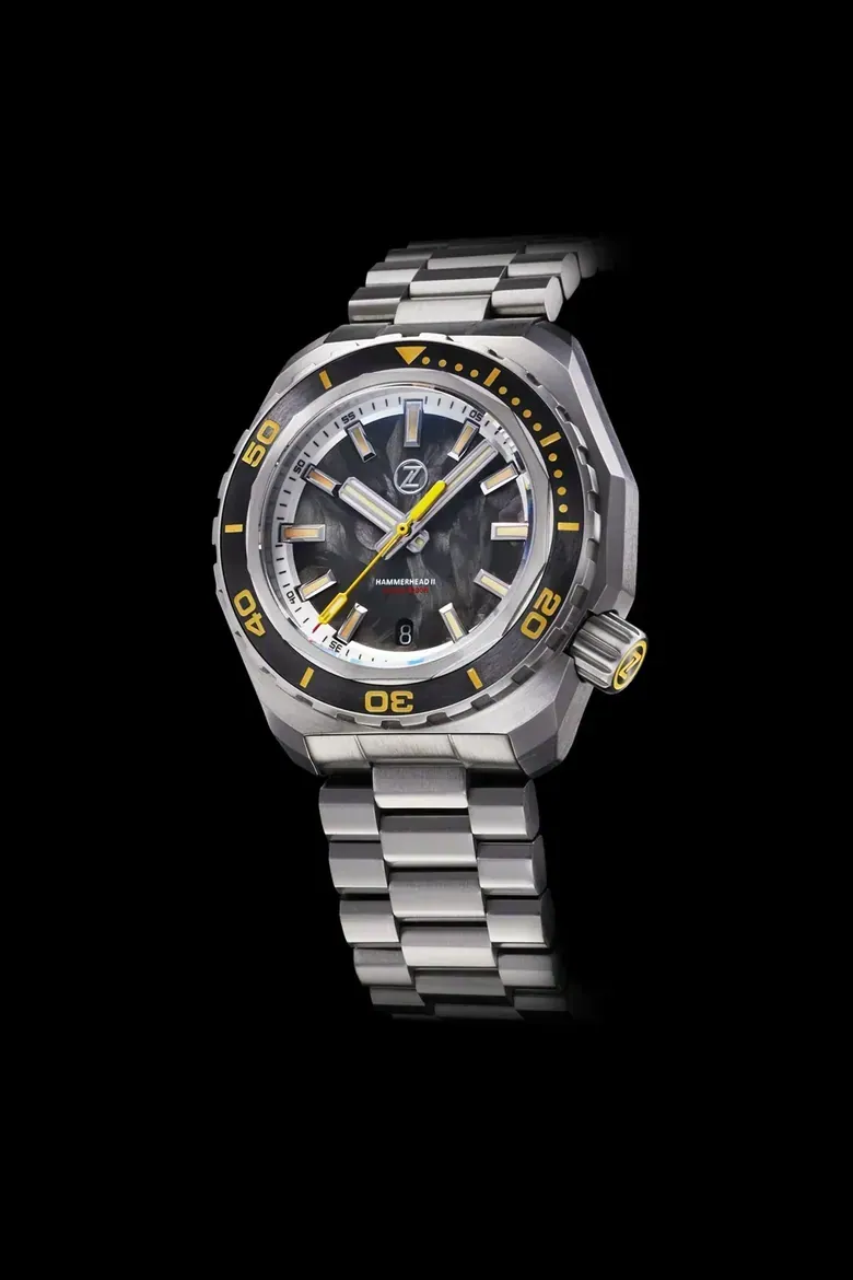 Hammerhead 2 1000m Steel 'Forged Carbon' NH35