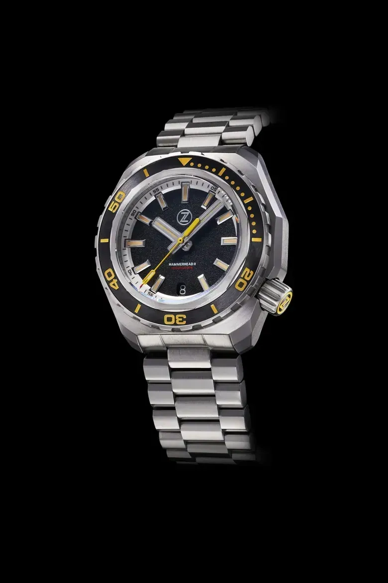 Hammerhead 2 1000m Steel 'Black Sand' NH35