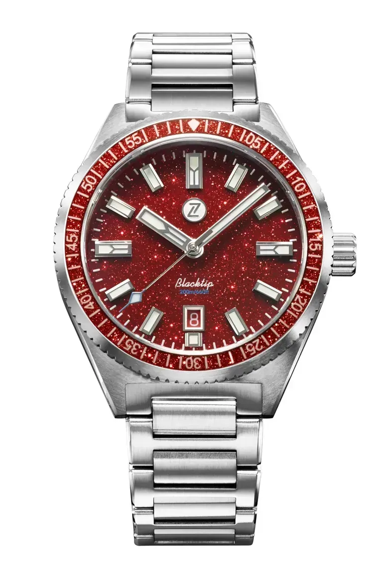 Blacktip 41mm SS Red Aventurine
