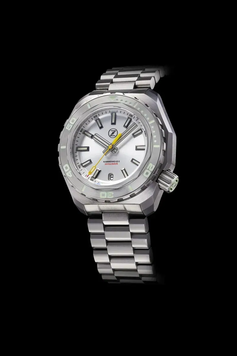 Hammerhead 2 1000m Steel 'Sunburst Silver' NH35