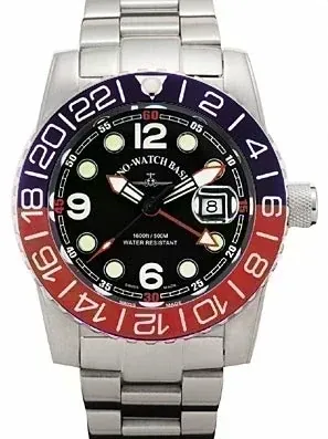 Airplane Diver Quartz GMT Points ST (Dual Time)