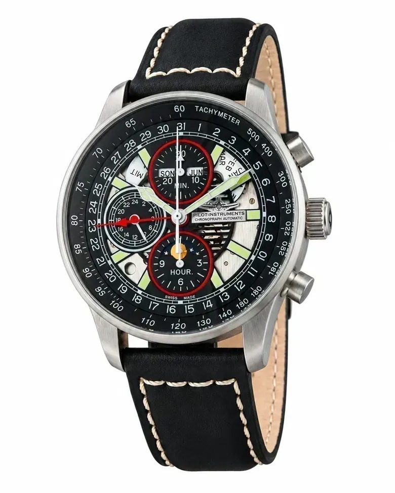 X-Large Pilot Chronograph full calendar sk