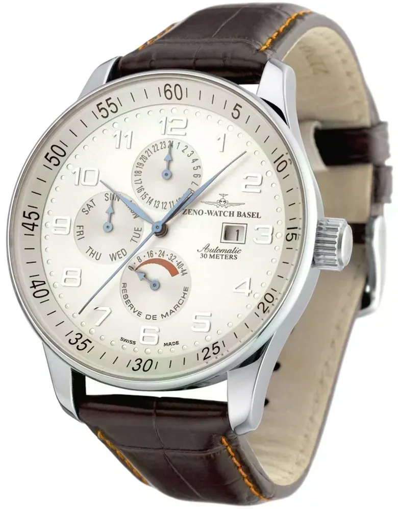 X-Large Retro Power Reserve, Dual-Time, Day Date