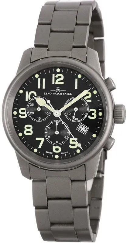 Classic Titanium Pilot Chronograph Date