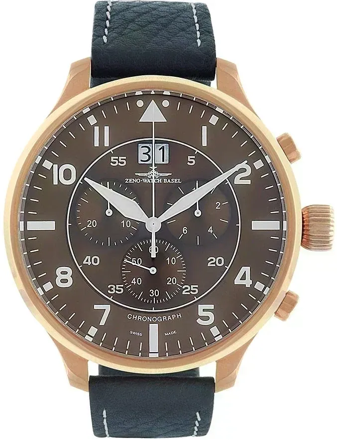Super Oversized Chrono Big Date Navigator black