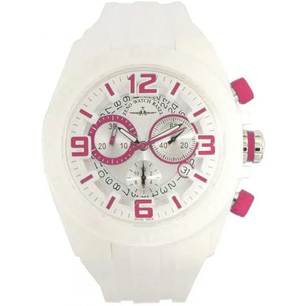 Sport Silicon Chrono whity
