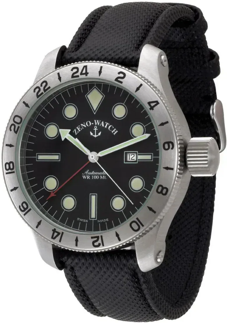 Jumbo GMT (Dual Time with bezel ring)