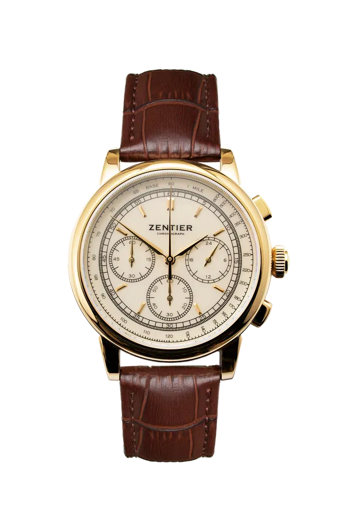 Zentier Chronograph - Vintage White