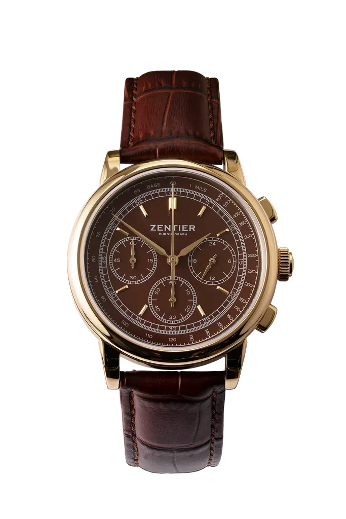 Zentier Chronograph - Chocolate